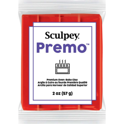 Sculpey Premo Cadmium Red Hue - foto van polymeerklei