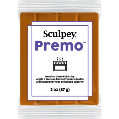 Sculpey Premo Raw Sienna &ndash; foto van polymeerklei