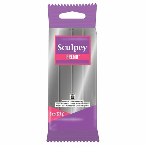 Sculpey Premo -- Silver 227 g &ndash; foto van polymeerklei
