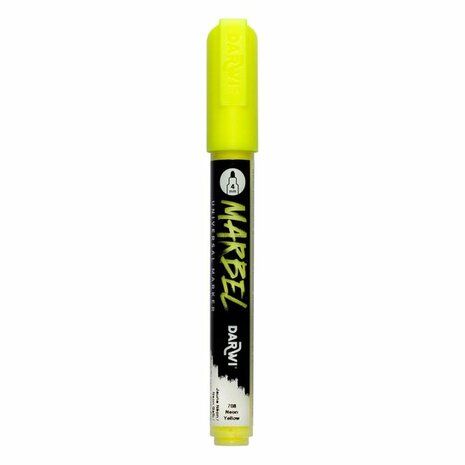 MARBEL marker 4mm fluo geel &ndash; foto van acrylmarker