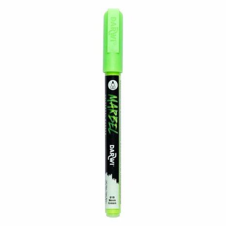 MARBEL marker 2mm fluo groen &ndash; foto van acrylmarker