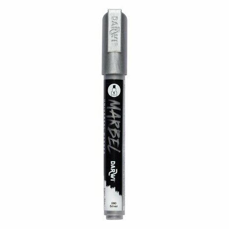 MARBEL marker 6mm zilver &ndash; foto van acrylmarker