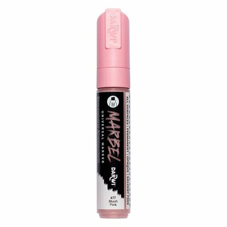 MARBEL marker 12mm poederroze &ndash; foto van acrylmarker