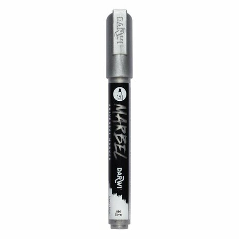 MARBEL marker 4mm zilver &ndash; foto van acrylmarker