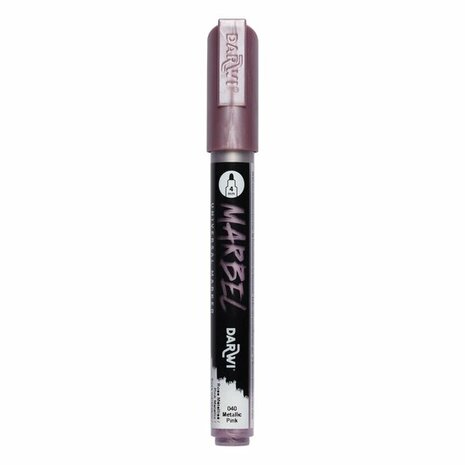 MARBEL marker 4mm roze metallic &ndash; foto van acrylmarker