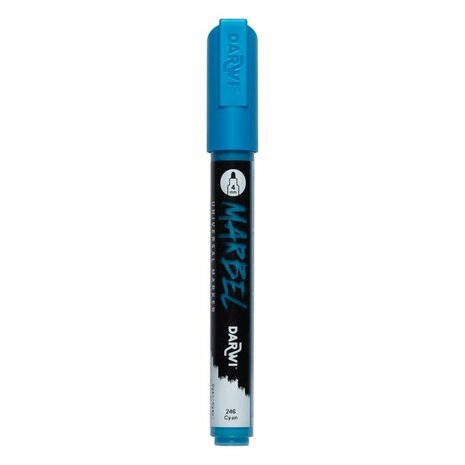 MARBEL marker 4mm cyaan &ndash; foto van acrylmarker