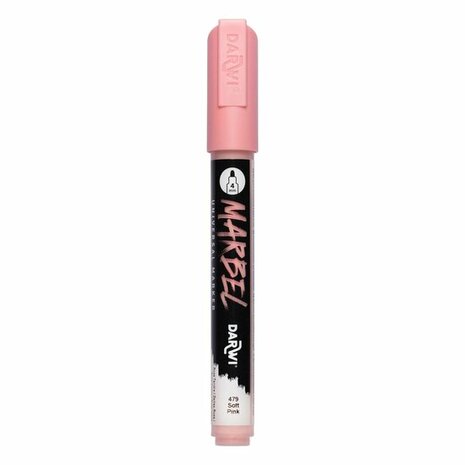 MARBEL marker 4mm zacht roze &ndash; foto van acrylmarker