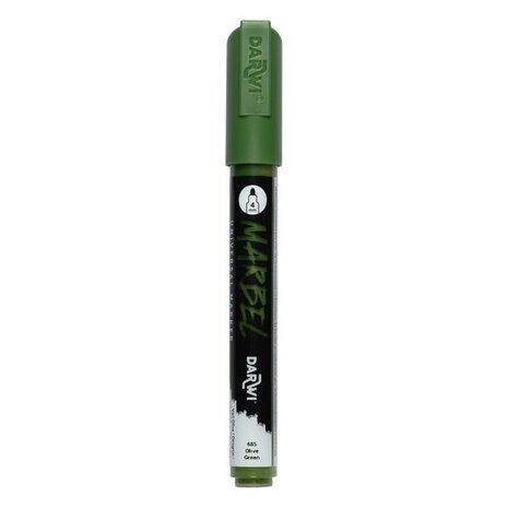 MARBEL marker 4mm olijfgroen &ndash; foto van acrylmarker