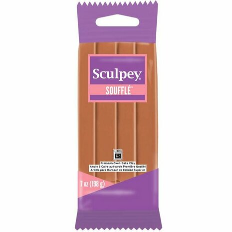 Sculpey Souffl&eacute; -- Cinnamon 198g &ndash; foto van polymeerklei