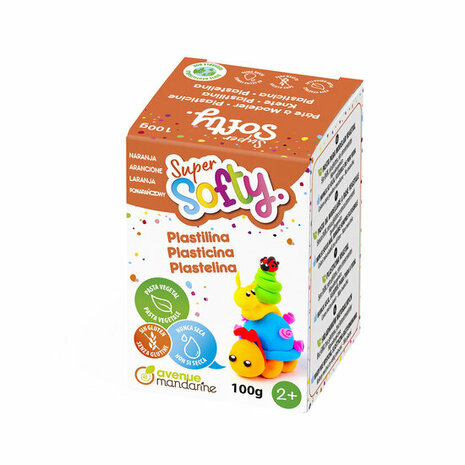 Super Softy Box 100g Orange &ndash; foto van klei