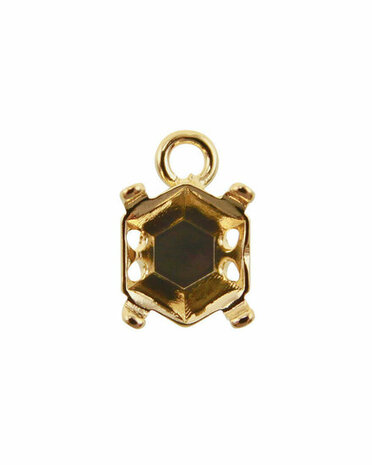 Setting for Jewel Mold Mini Hexagon A &ndash; foto van kunststof mal