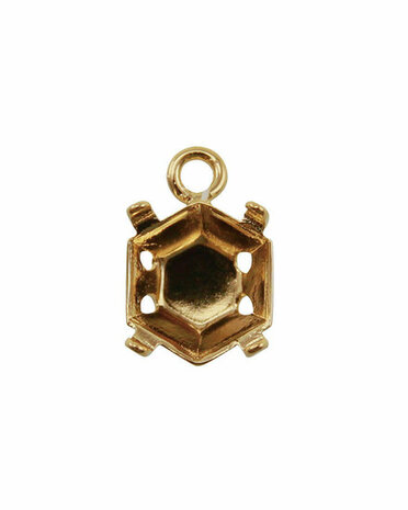 Setting for Jewel Mold Mini Hexagon B &ndash; foto van kunststof mal