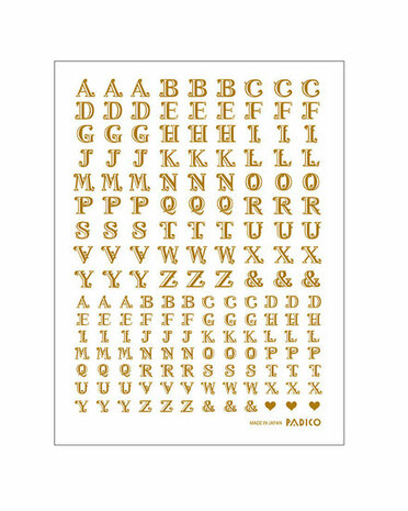 Transfer Seal Alphabet Capital &ndash; foto van product