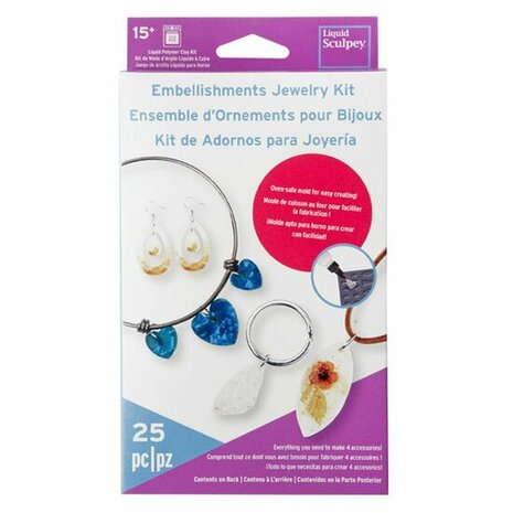 Liquid Sculpey Embellishments Jewelry Kit &ndash; foto van polymeerklei