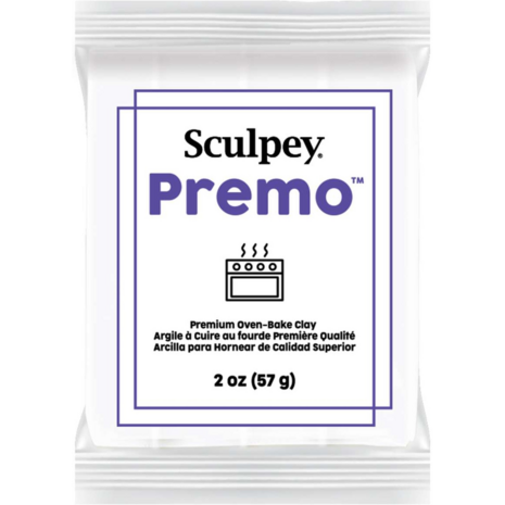 Sculpey Premo White &ndash; foto van polymeerklei