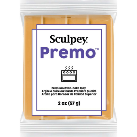 Sculpey Premo Mustard &ndash; foto van polymeerklei