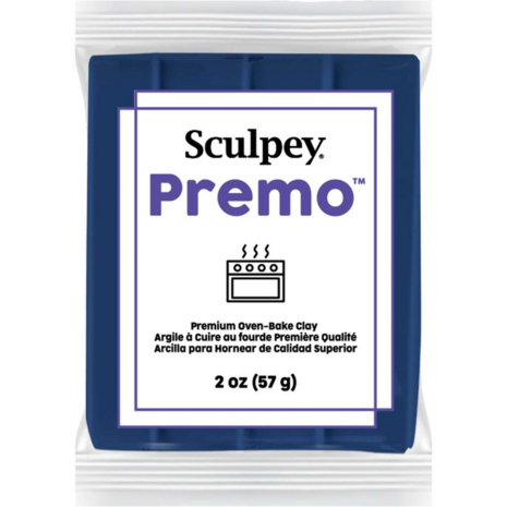 Sculpey Premo Navy &ndash; foto van polymeerklei