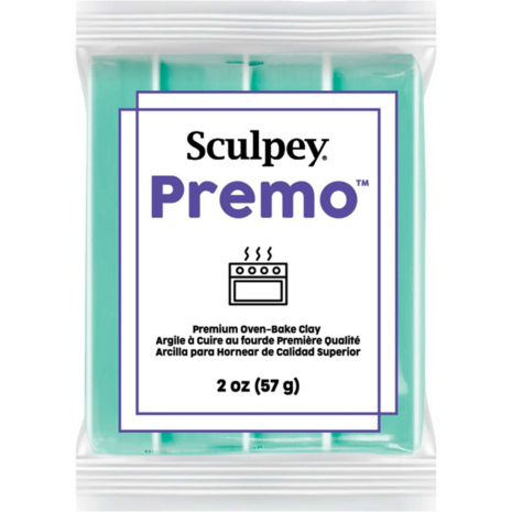 Sculpey Premo Mint Green &ndash; foto van polymeerklei