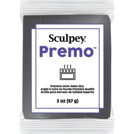 Sculpey Premo Graphite Pearl &ndash; foto van polymeerklei