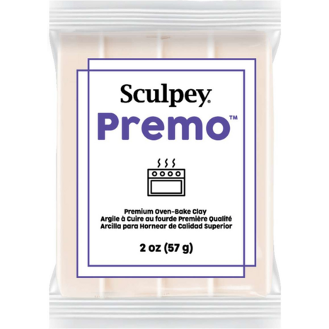 Sculpey Premo White Gold Glitter &ndash; foto van polymeerklei