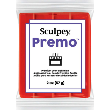 Sculpey Premo Cadmium Red Hue - foto van polymeerklei