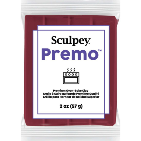 Sculpey Premo Alizarin Crimson Hue &ndash; foto van polymeerklei