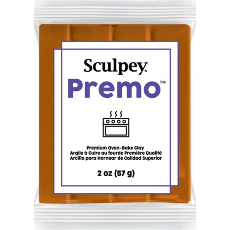 Sculpey Premo Raw Sienna &ndash; foto van polymeerklei
