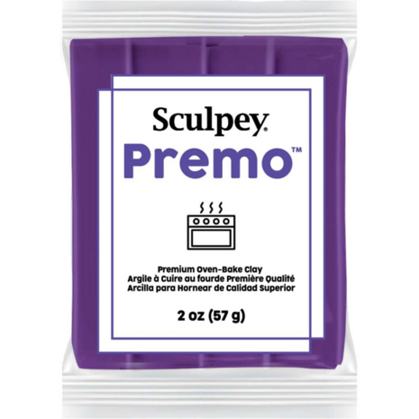 Sculpey Premo Purple &ndash; foto van polymeerklei