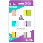 Sculpey III 12 Piece Pearls & Pastels Multi-pack