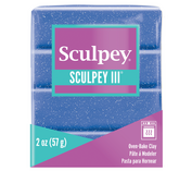 Sculpey III – Blue Glitter