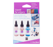 Liquid Sculpey Multipack – Glam Metallics, 3 x (29 ml)