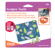 Sculpey Silikonform, ofenfest – Flowers